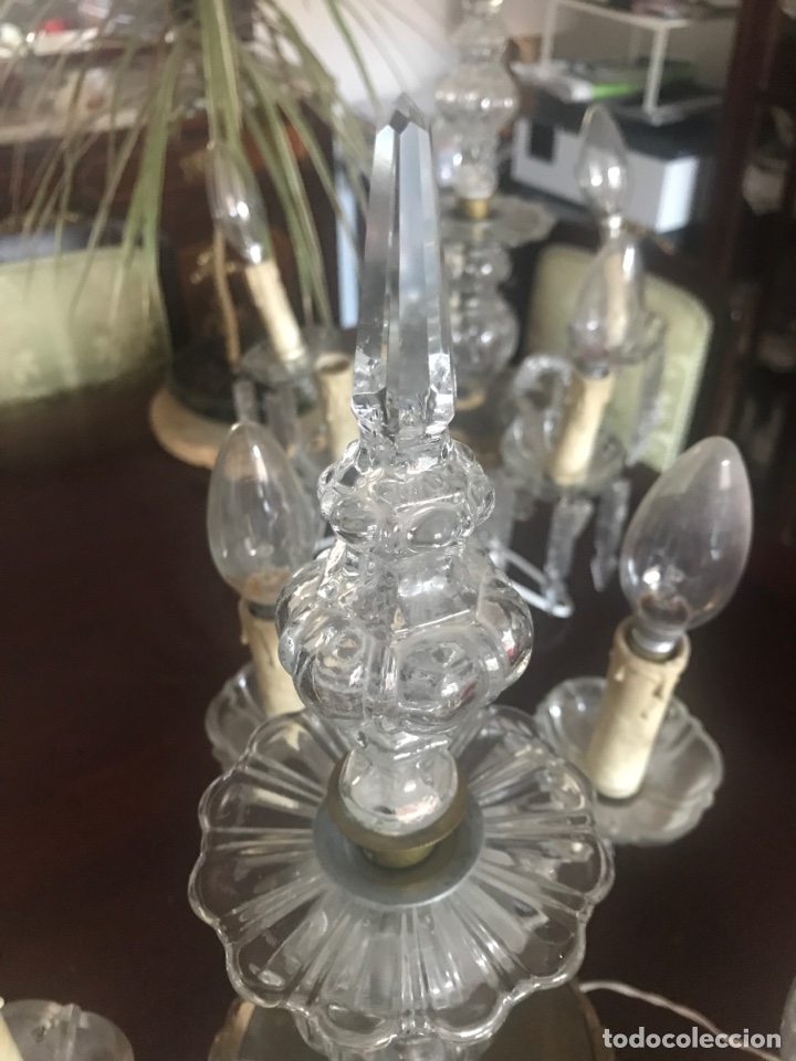 Antig&uuml;edades: Candelabros cristal de roca - Foto 3