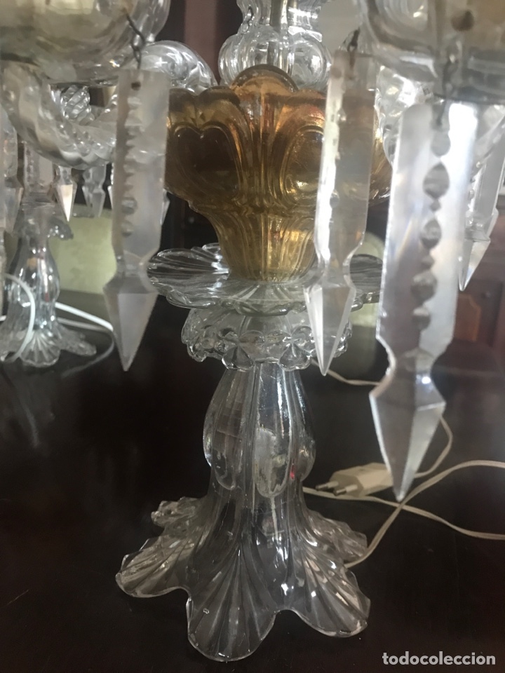 Antig&uuml;edades: Candelabros cristal de roca - Foto 4