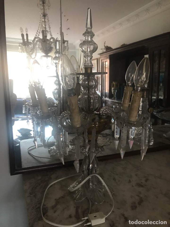 Antig&uuml;edades: Candelabros cristal de roca - Foto 5