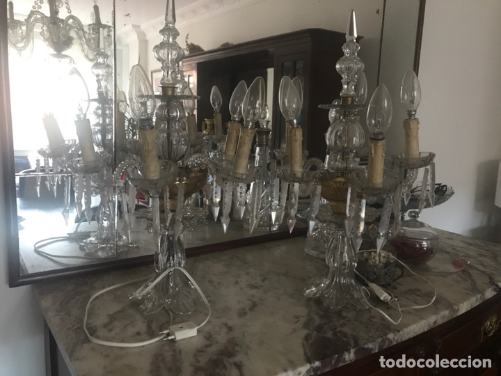 Antig&uuml;edades: Candelabros cristal de roca - Foto 6
