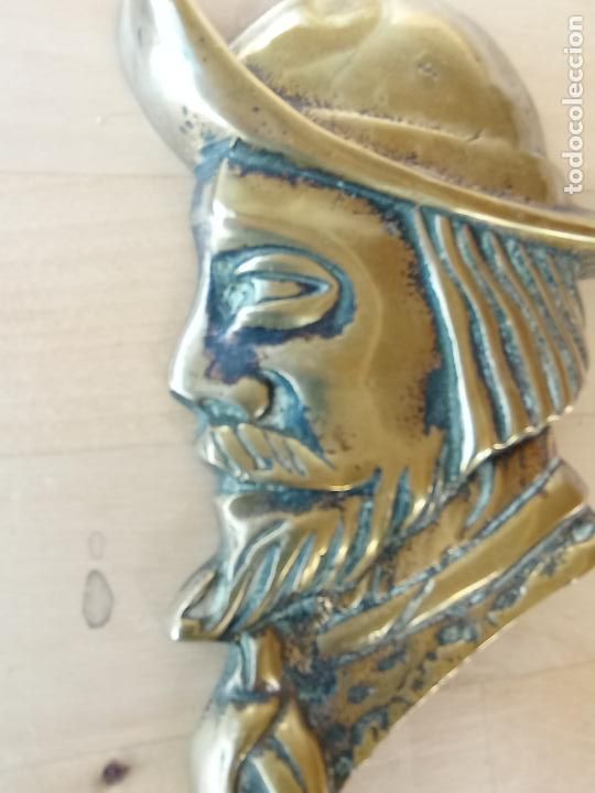 Antig&uuml;edades: CARA DE BRONCE DE DON QUIJOTE - Foto 2