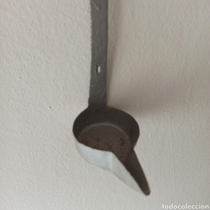 Antig&uuml;edades: Antigua Lampara de aceite 21cm - Foto 3