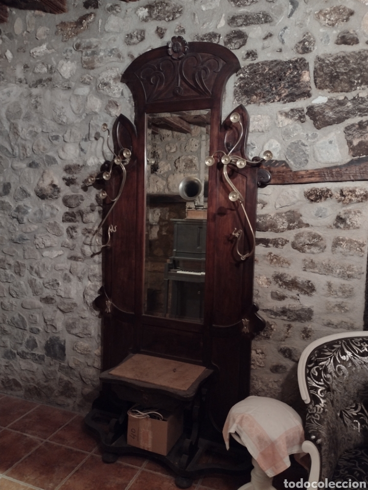 Antig&uuml;edades: Mueble recibidor modernista - Foto 1