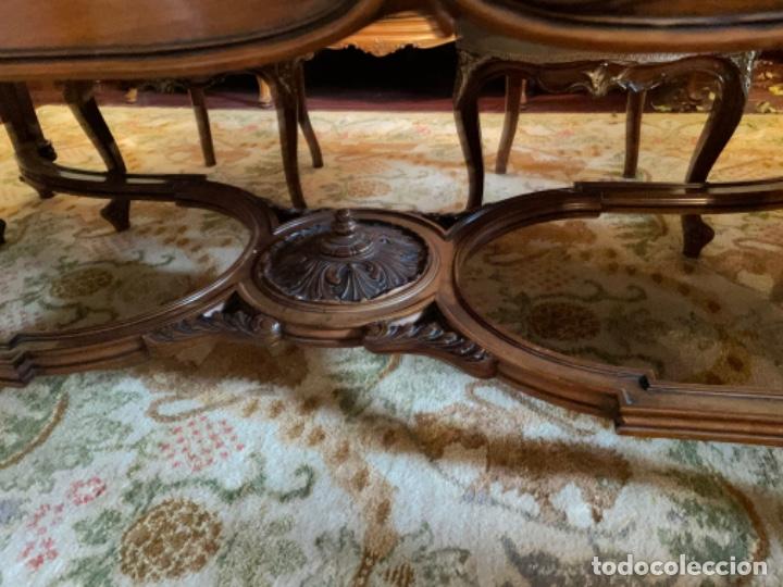 Antig&uuml;edades: Mesa de comedor con seis sillas - Foto 4