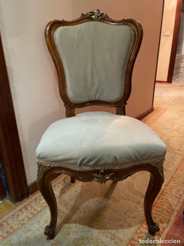 Antig&uuml;edades: Mesa de comedor con seis sillas - Foto 8