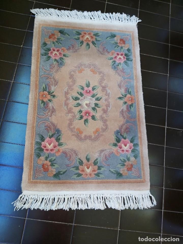 Antig&uuml;edades: Alfombra de lana y seda - Foto 1