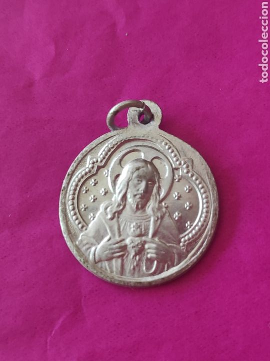 Antig&uuml;edades: Medalla Sagrado Coraz&oacute;n - Foto 3