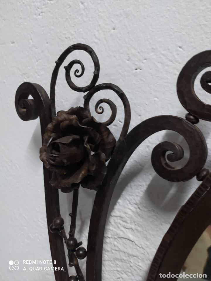 Antig&uuml;edades: Espejo hierro - Foto 6