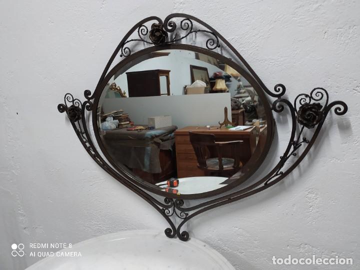 Antig&uuml;edades: Espejo hierro - Foto 7