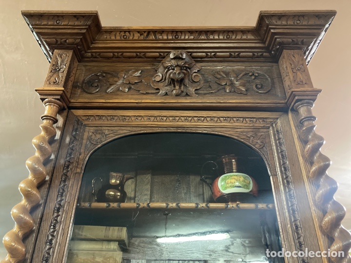 Antig&uuml;edades: Vitrina roble restaurado - Foto 6