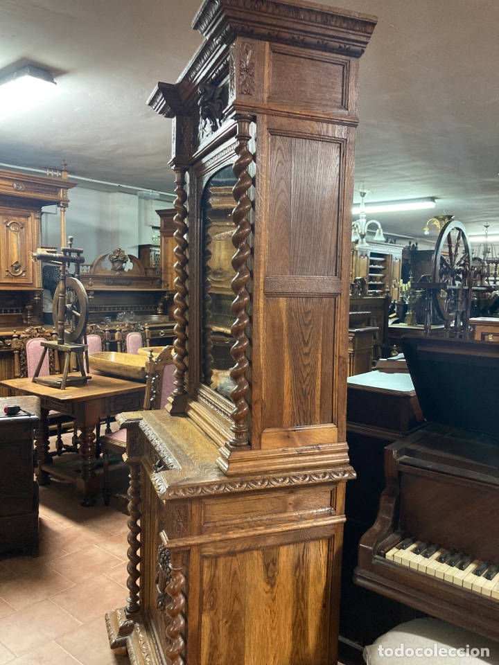 Antig&uuml;edades: Vitrina roble restaurado - Foto 7