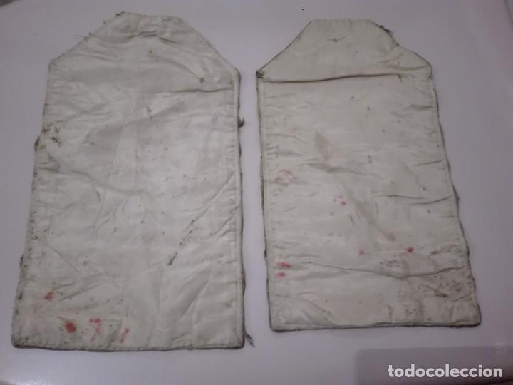 Antig&uuml;edades: PAREJA DE PA&Ntilde;OS DE IGLESIA - Foto 7
