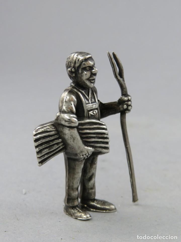 Antig&uuml;edades: Miniatura en plata de Campesino - Foto 2