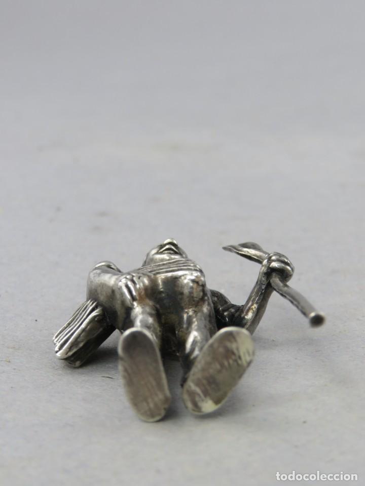 Antig&uuml;edades: Miniatura en plata de Campesino - Foto 4
