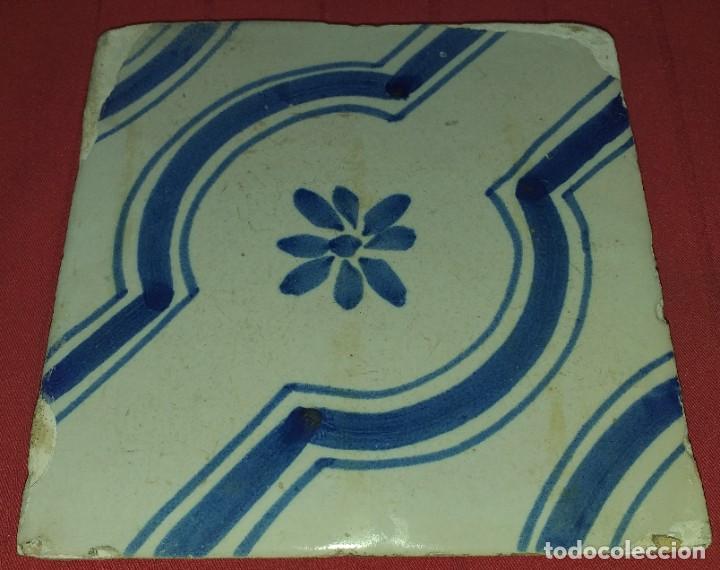 Antig&uuml;edades: AZULEJO CATAL&Aacute;N SIGLO XIX - Foto 2