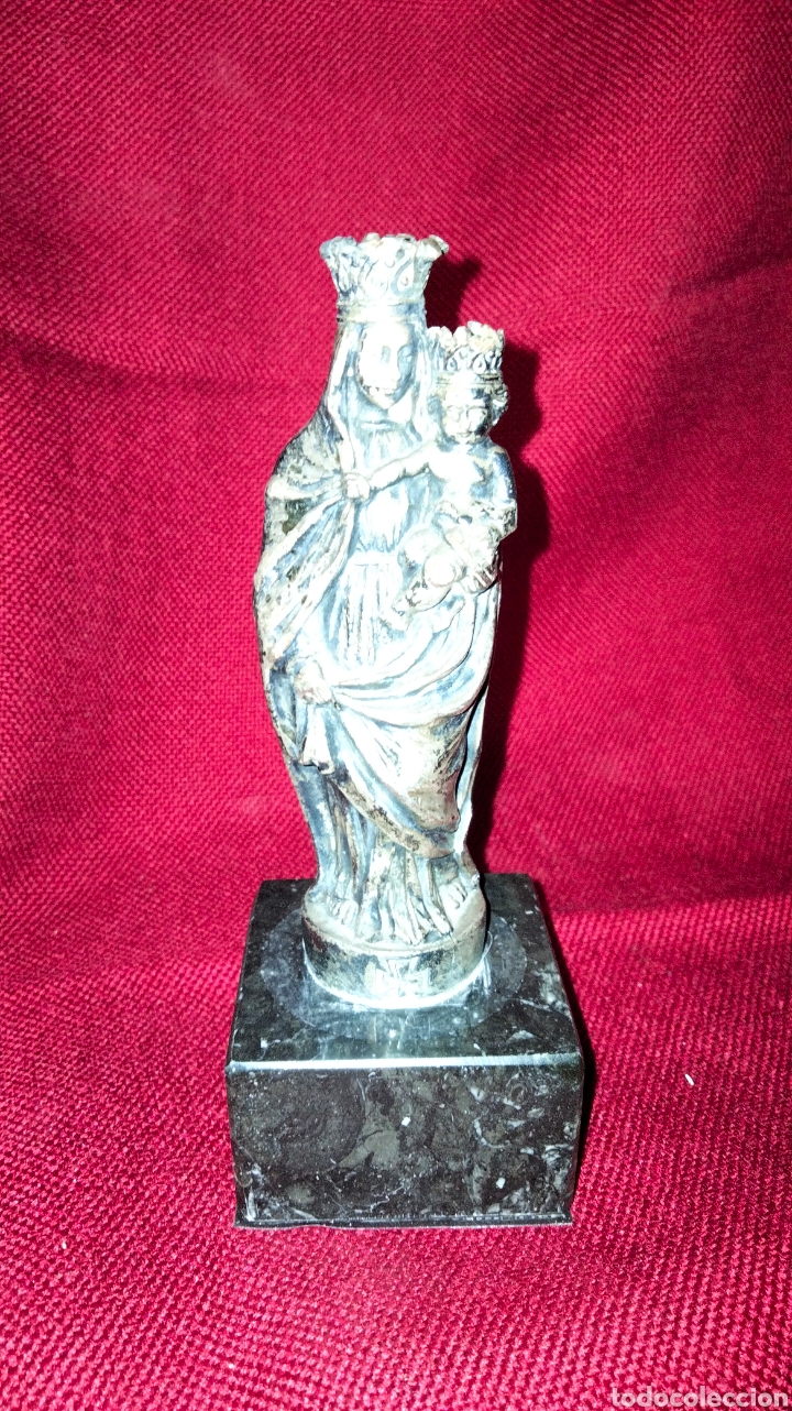 Antig&uuml;edades: ANTIGUA FIGURA PLATEADA - Foto 3