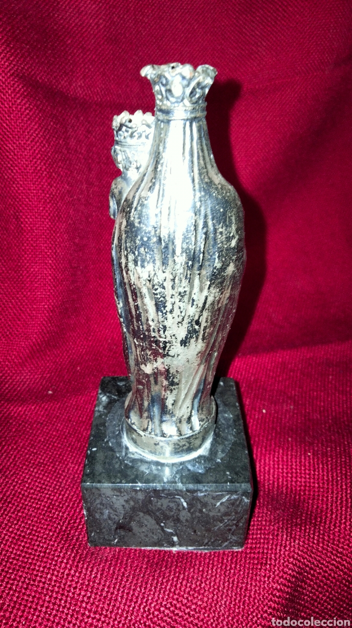 Antig&uuml;edades: ANTIGUA FIGURA PLATEADA - Foto 4