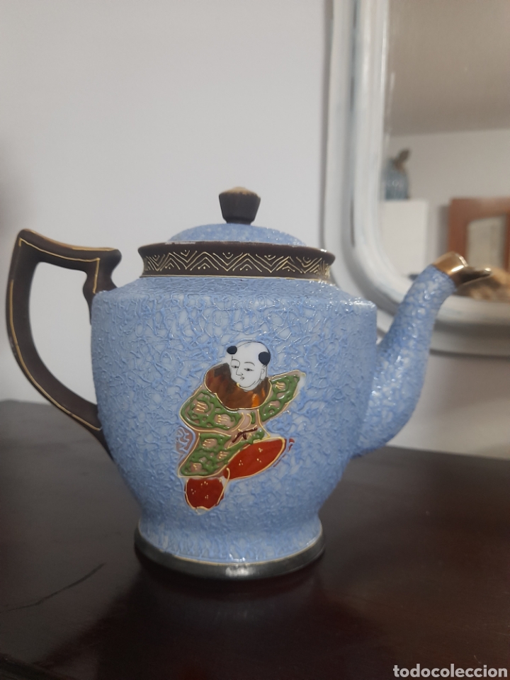 Antig&uuml;edades: TETERA DE PORCELANA JAPONESA - Foto 2