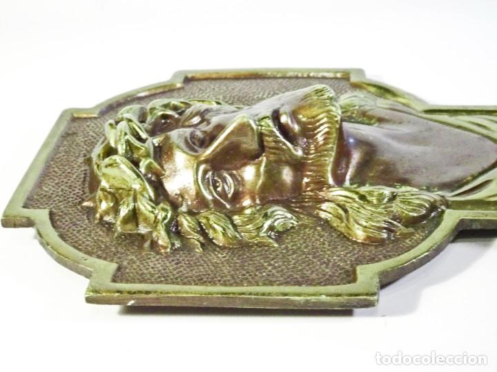 Antig&uuml;edades: Benditera Cristo Ecce Homo - metal - Foto 4