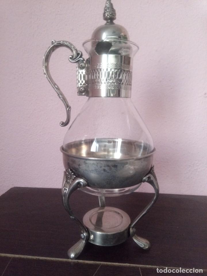 Antig&uuml;edades: Bonita jarra marcado silver plate - Foto 1