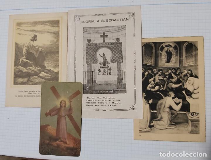 Antig&uuml;edades: Lote de estampas y recordatorios religiosos - Foto 1