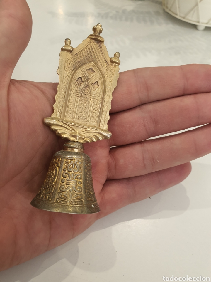 Antig&uuml;edades: Campana virgen del rocio . - Foto 3