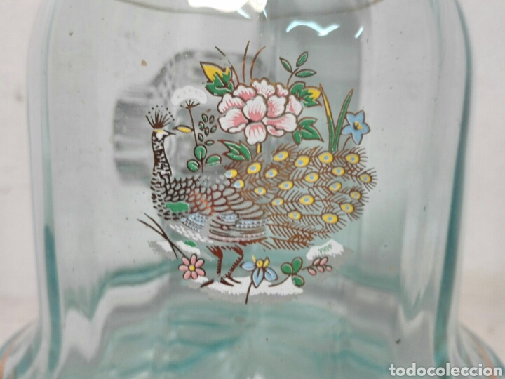 Antig&uuml;edades: BOTELLA DE CRISTAL DECORADA - Foto 4