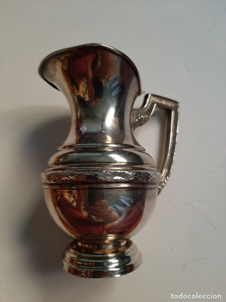Antig&uuml;edades: Conjunto te y caf&eacute; chapado en plata 2753g - Foto 3