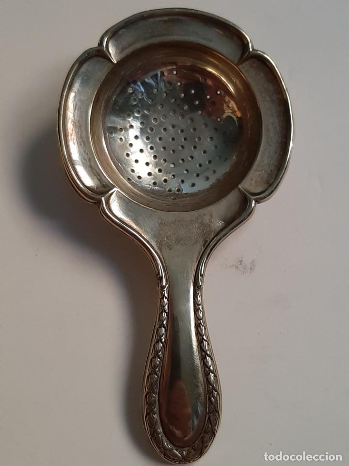 Antig&uuml;edades: Conjunto te y caf&eacute; chapado en plata 2753g - Foto 6