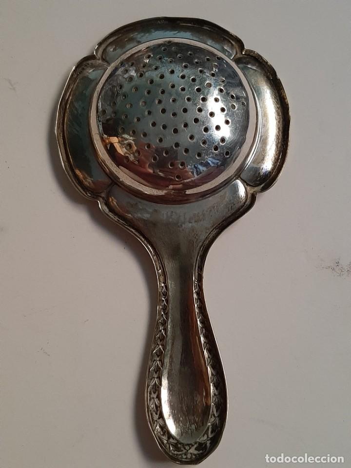 Antig&uuml;edades: Conjunto te y caf&eacute; chapado en plata 2753g - Foto 7