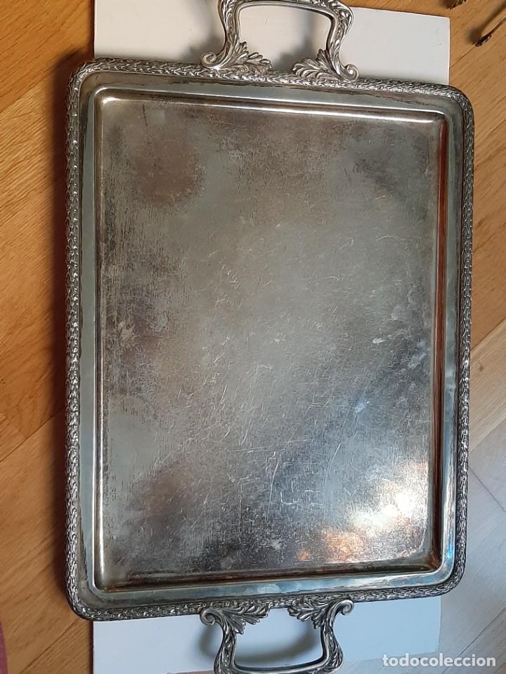 Antig&uuml;edades: Conjunto te y caf&eacute; chapado en plata 2753g - Foto 15