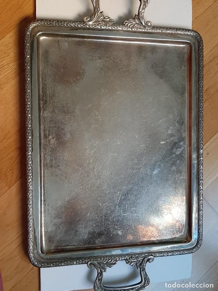 Antig&uuml;edades: Conjunto te y caf&eacute; chapado en plata 2753g - Foto 16