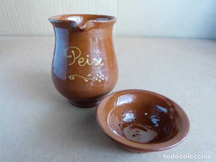 Recipiente de aceite usado - Grasera Tradicional cerámica handmade.  Recipiente cerámico fabricado con materiales …