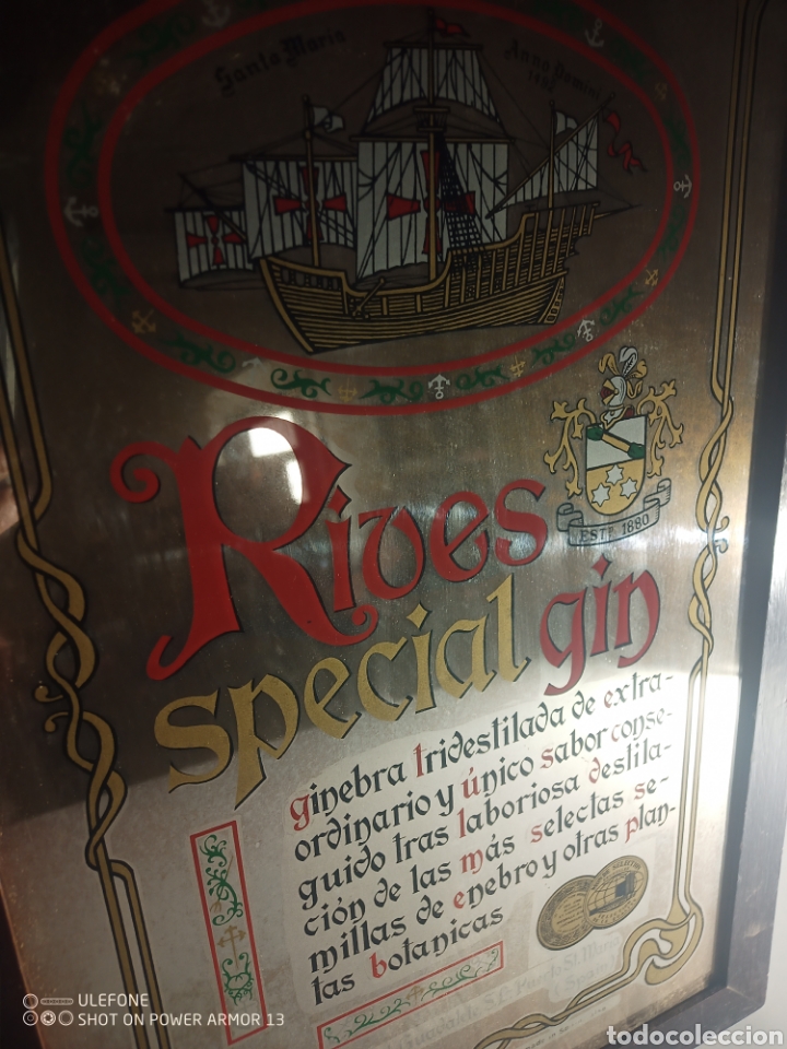 Antig&uuml;edades: Cuadro publicitario Rives - Foto 3