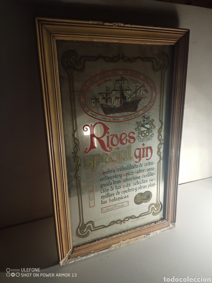 Antig&uuml;edades: Cuadro publicitario Rives - Foto 1