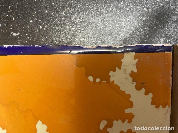 Antig&uuml;edades: Conjunto de 3 azulejos de escena parque - Foto 6