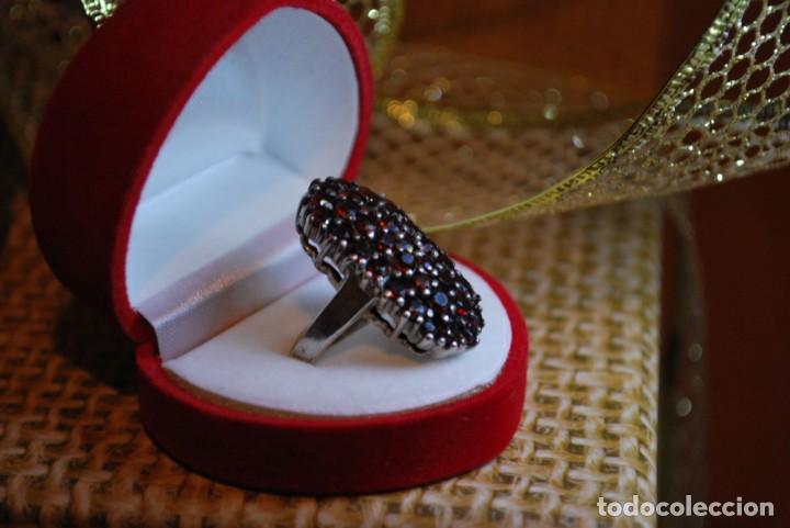 Antig&uuml;edades: Anillo de plata con PIEDRAS . - Foto 2