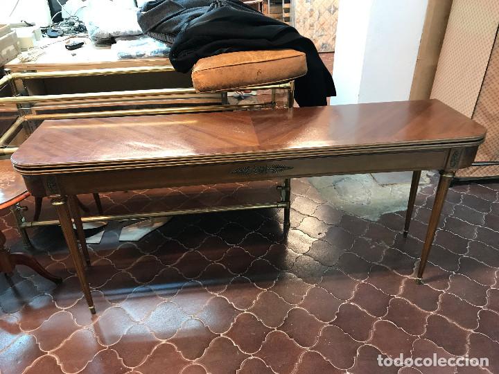 Antig&uuml;edades: Mesa de comedor ampliable antigua - Foto 1