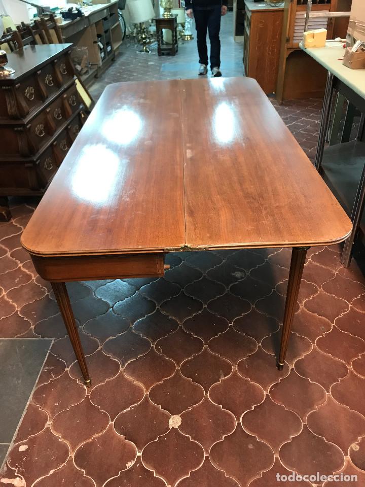 Antig&uuml;edades: Mesa de comedor ampliable antigua - Foto 2