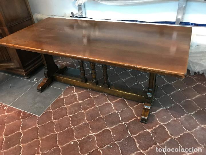Antig&uuml;edades: Mesa de comedor madera nogal Valent&iacute; - Foto 2