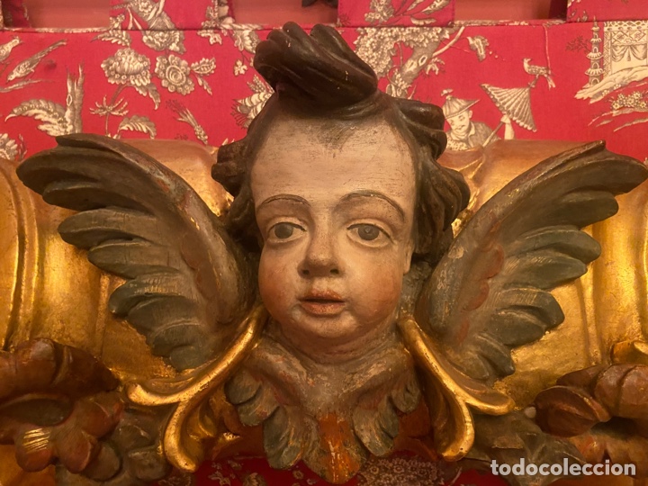 Antig&uuml;edades: Remate policromado - Foto 2