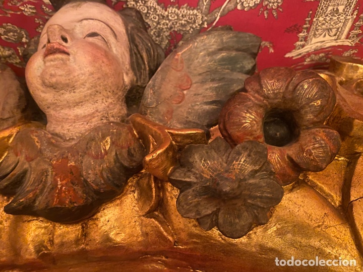Antig&uuml;edades: Remate policromado - Foto 4