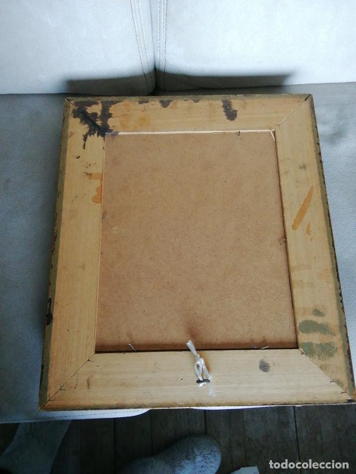 Antig&uuml;edades: MARCOS DE MADERA DORADA.43CM (Rf:G/b*) - Foto 4