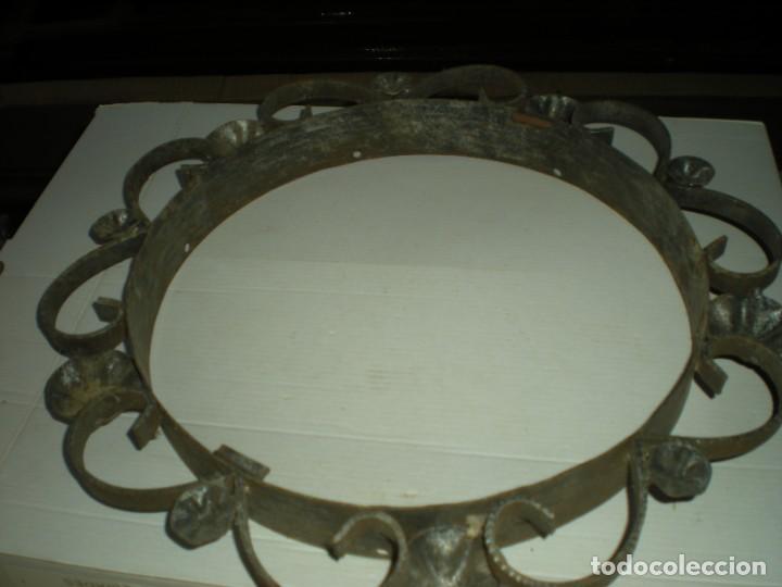 Antig&uuml;edades: BASE CIRCULAR EN FORJA PARA HACER LAMPARA D38cm - Foto 1