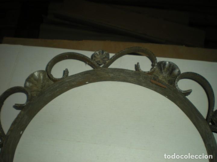 Antig&uuml;edades: BASE CIRCULAR EN FORJA PARA HACER LAMPARA D38cm - Foto 3
