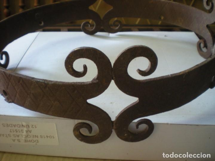 Antig&uuml;edades: BASE CIRCULAR EN FORJA PARA HACER LAMPARA D38cm - Foto 5