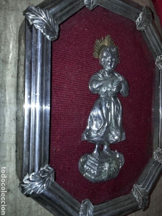 Antig&uuml;edades: RELICARIO PLATEADO - Foto 4