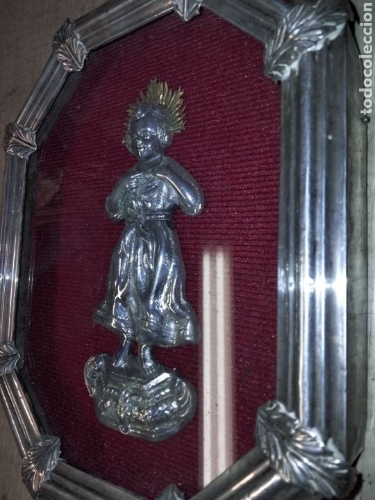 Antig&uuml;edades: RELICARIO PLATEADO - Foto 3
