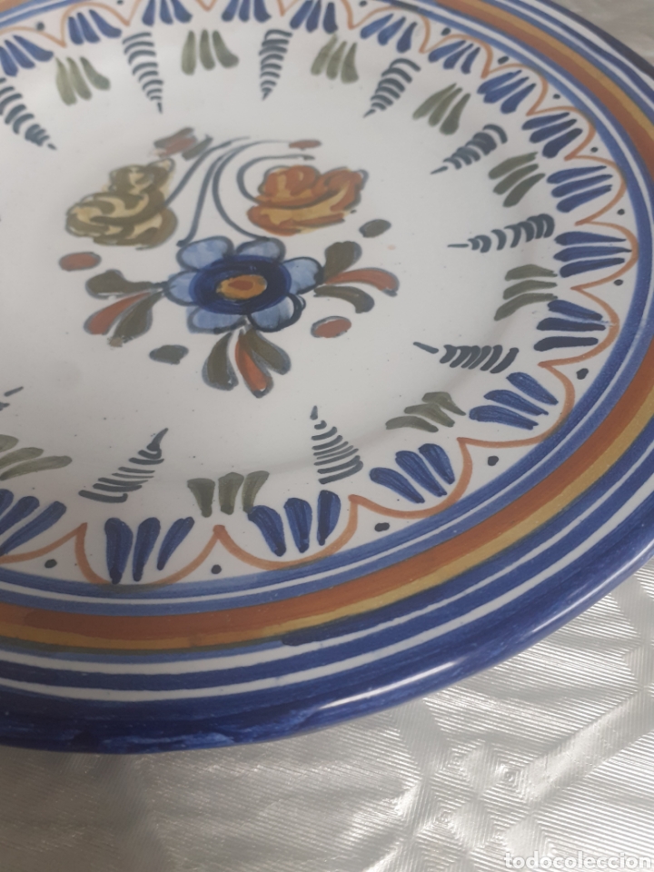 Antig&uuml;edades: PLATO CER&Aacute;MICA TALAVERA. - Foto 2