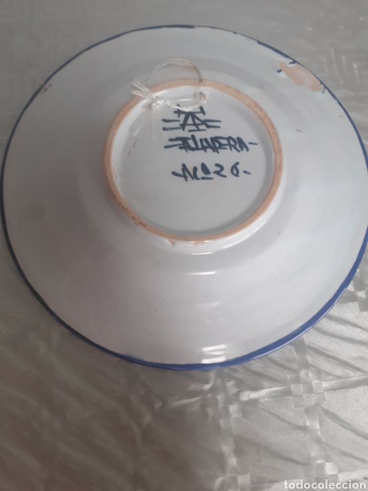 Antig&uuml;edades: PLATO CER&Aacute;MICA TALAVERA. - Foto 3